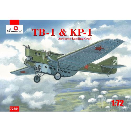 Kit de plastimodelismo para montar – TB-1 KP-1 AIRBORNE LANDING CRAFT – escala 1/72