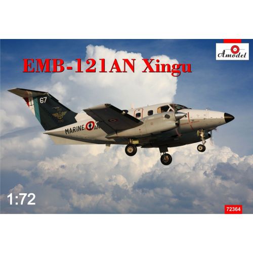 Kit de plastimodelismo para montar – EMBRAER EMB-121AN XINGU FRANCE – escala 1/72