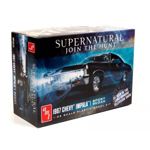 Kit de plastimodelismo para montar e pintar 1967 CHEVY IMPALA 4-DOOR SUPERNATURAL - escala 1/25