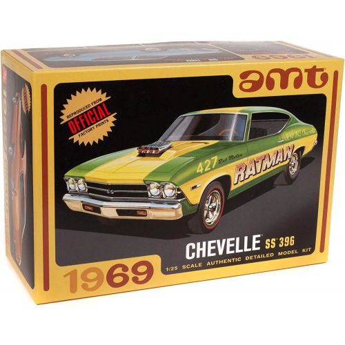 Kit de plastimodelismo para montar e pintar 1969 CHEVY CHEVELLE HARDTOP - escala 1/25