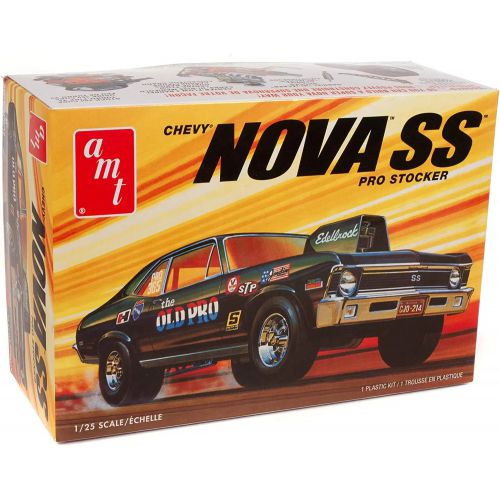 Kit de plastimodelismo para montar e pintar 1972 CHEVY NOVA SS OLD PRO STOCKER - escala 1/25