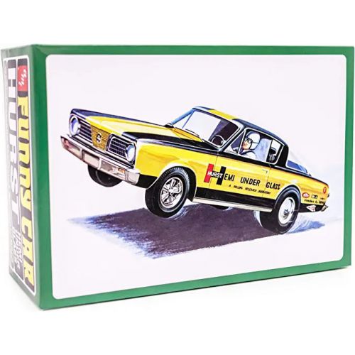 Kit de plastimodelismo para montar e pintar 1966 PLYMOUTH BARRACUDA “HEMI UNDER GLASS” - escala 1/25