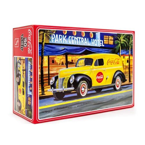 Kit de plastimodelismo para montar e pintar 1940 FORD SEDAN DELIVERY (COCA-COLA) - escala 1/25