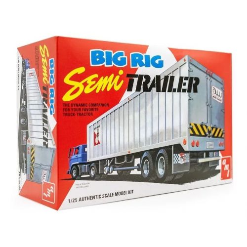 Kit de plastimodelismo para montar e pintar BIG RIG SEMI TRAILER - escala 1/25