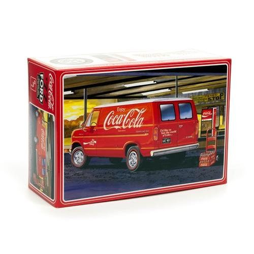 Kit de plastimodelismo para montar e pintar1977 Ford Van with vending machine Coke - 1/25