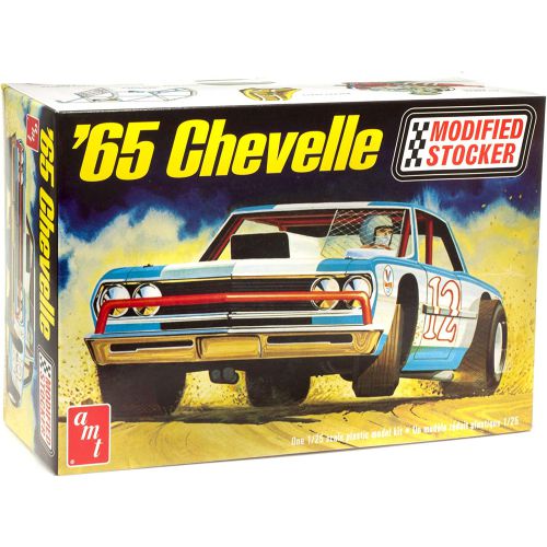 Kit de plastimodelismo para montar e pintar 1965 CHEVELLE MODIFIED STOCKER - escala 1/25