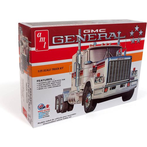 Kit de plastimodelismo para montar e pintar 1976 GMC GENERAL SEMI TRACTOR - escala 1/25