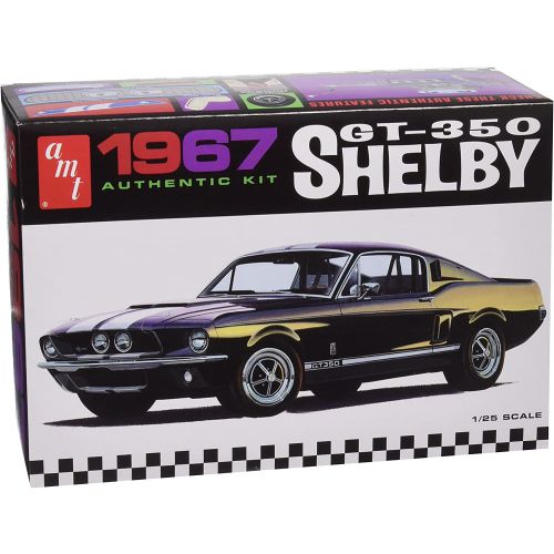 Kit de plastimodelismo para montar e pintar 1967 SHELBY GT350 WHITE - escala 1/25