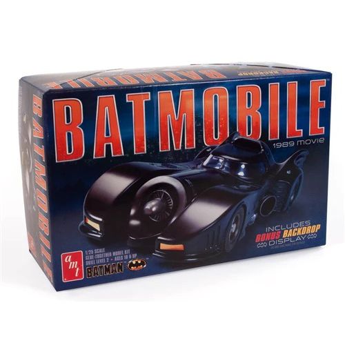 Kit de plastimodelismo para montar e pintar 1989 BATMOBILE - escala 1/25