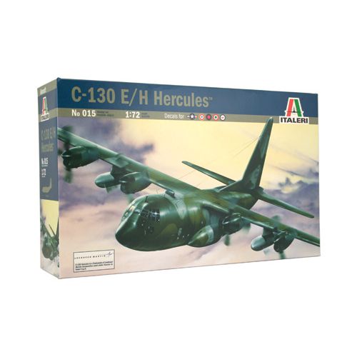 Kit de plastimodelismo para montar e pintar C-130 HERCULES E/H - escala 1/72