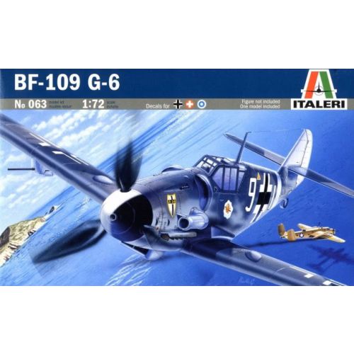 Kit de plastimodelismo para montar e pintar MESSERSCHMITT BF-109 G-6 - escala 1/72