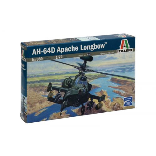 Kit de plastimodelismo para montar e pintar AH-64D APACHE LONGBOW - escala 1/72