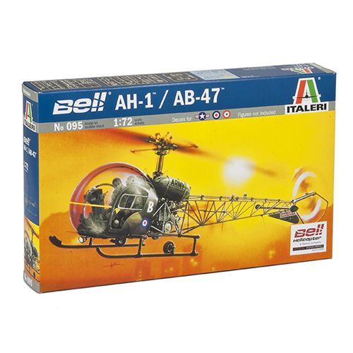 Kit de plastimodelismo para montar e pintar BELL AH.1/AB-47 - escala 1/72