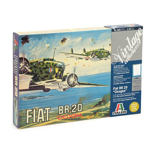 Kit de plastimodelismo para montar e pintar BR.20 CICOGNA VINTAGE COLLECTION - escala 1/72