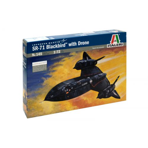 Kit de plastimodelismo para montar e pintar SR-71 BLACKBIRD - escala 1/72