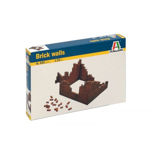 Kit de plastimodelismo para montar e pintar DIORAMA PAREDE DE TIJOLOS - escala 1/35
