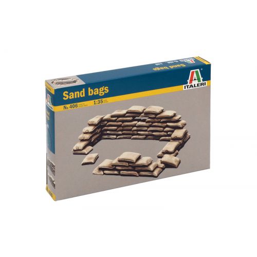 Kit de plastimodelismo para montar e pintar SACOS DE AREIA PARA TRINCHEIRA - WWII - escala 1/35