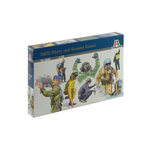 Kit de plastimodelismo para montar e pintar PILOTOS E TRIPULAÇÕES DE TERRA DA OTAN – escala 1/72