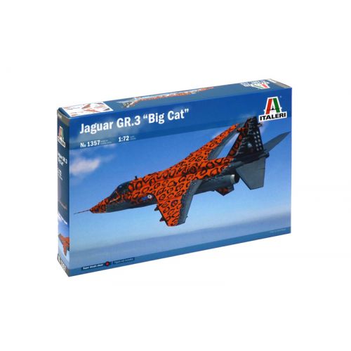Kit de plastimodelismo para montar e pintar JAGUAR GR.3 "BIG CAT" CORES ESPECIAIS - escala 1/72