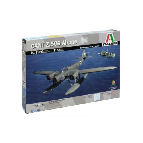 Kit de plastimodelismo para montar e pintar CANT Z 506 AIRONE – escala 1/72