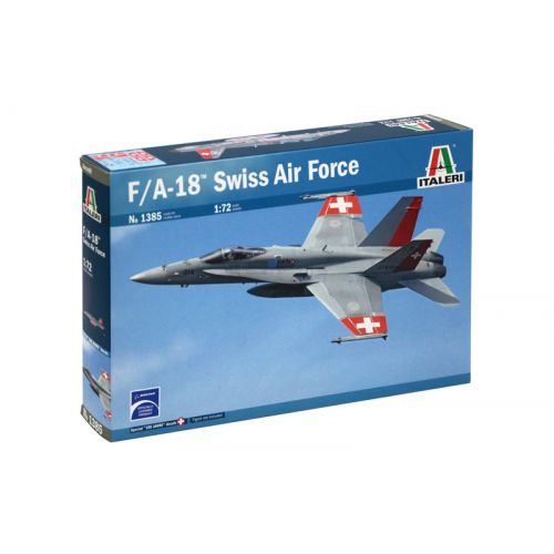 Kit de plastimodelismo para montar e pintar F/A-18 HORNET SWISS AIR FORCES – escala 1/72
