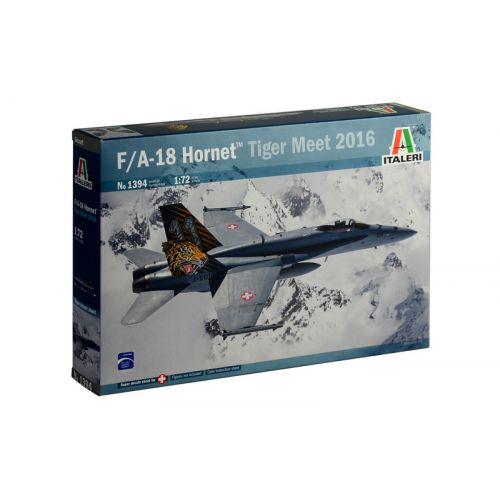 Kit de plastimodelismo para montar e pintar F/A-18 HORNET TIGER MEET 2016 – escala 1/72