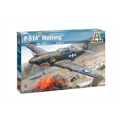 Kit de plastimodelismo para montar e pintar P-51A MUSTANG – escala 1/72