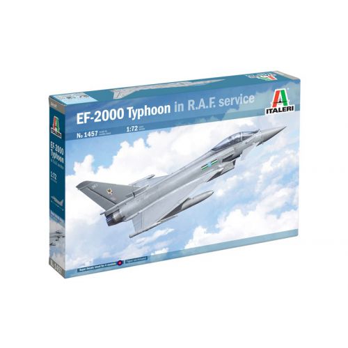 Kit de plastimodelismo para montar e pintar EUROFIGHTER EF-2000 TYPHOON RAF SERVICE – escala 1/72