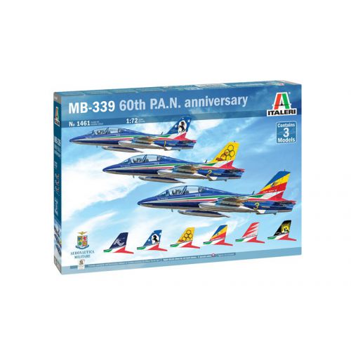 Kit de plastimodelismo para montar e pintar MB-339 60TH P.A.N. ANNIVERSARY – escala 1/72