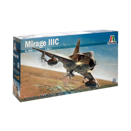 Kit de plastimodelismo para montar e pintar MIRAGE IIIC – escala 1/32
