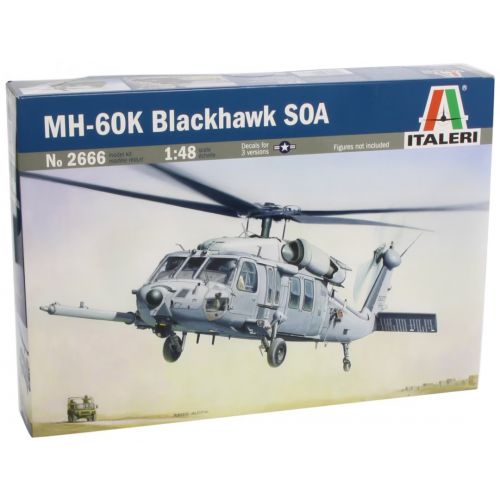 Kit de plastimodelismo para montar e pintar MH-60K BLACKHAWK SOA – escala 1/48