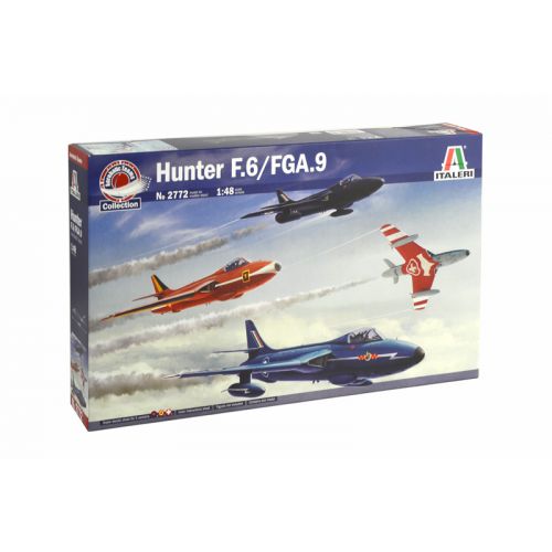 Kit de plastimodelismo para montar e pintar HUNTER F.6/FGA.9 (AEROBATIC TEAMS) – escala 1/48