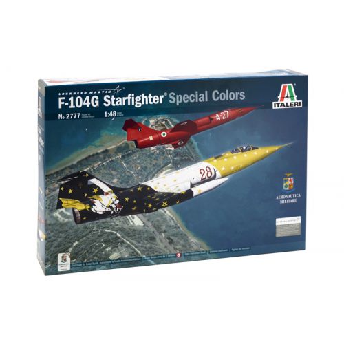 Kit de plastimodelismo para montar e pintar F-104 G STARFIGHTER SPECIAL COLORS – escala 1/48