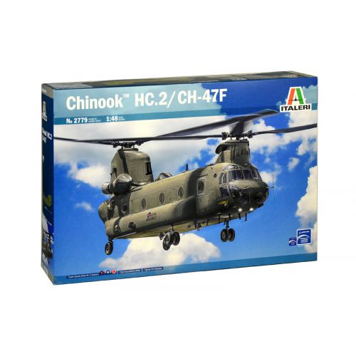 Kit de plastimodelismo para montar e pintar CHINOOK HC.2 / CH-47F – escala 1/48