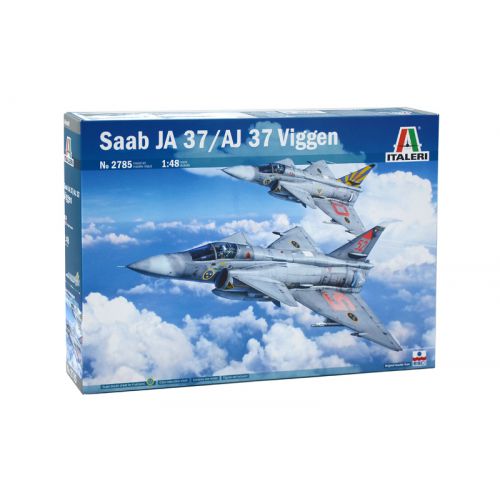 Kit de plastimodelismo para montar e pintar SAAB JA 37/AJ 37 VIGGEN – escala 1/48