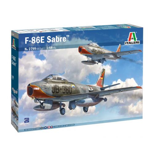Kit de plastimodelismo para montar e pintar F-86E SABRE – escala 1/48