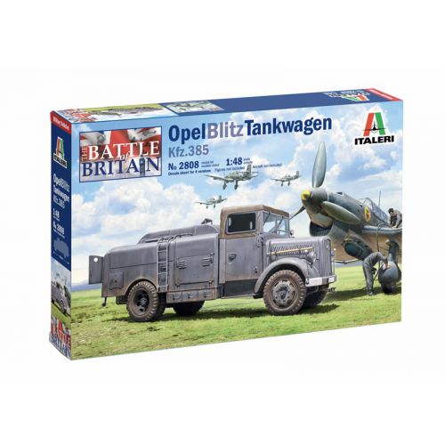 Kit de plastimodelismo para montar e pintar OPEL BLITZ TANKWAGEN KFZ.385 – escala 1/48