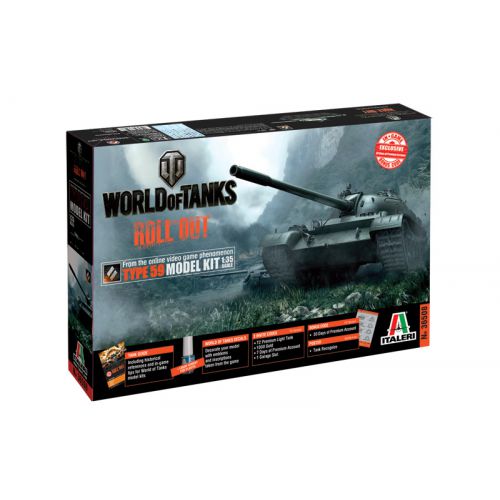 Kit de plastimodelismo para montar e pintar WORLD OF TANKS - TYPE 59 – escala 1/35
