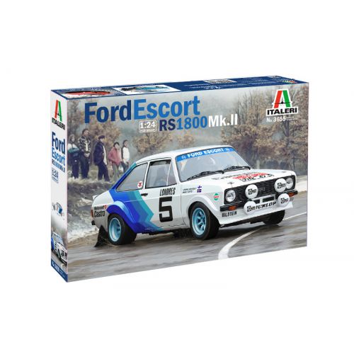 Kit de plastimodelismo para montar e pintar FORD ESCORT RS1800 MK.II – escala 1/24