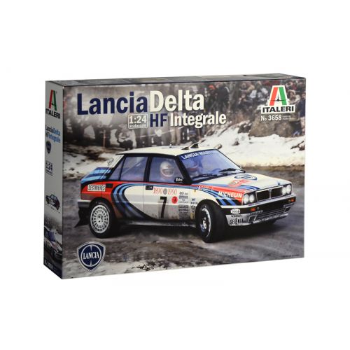 Kit de plastimodelismo para montar e pintar LANCIA DELTA HF INTEGRALE – escala 1/24