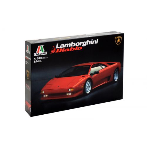 Kit de plastimodelismo para montar e pintar LAMBORGHINI DIABLO – escala 1/24