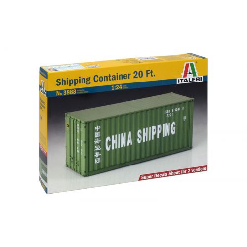 Kit de plastimodelismo para montar e pintar SHIPPING CONTAINER 20FT – escala 1/24