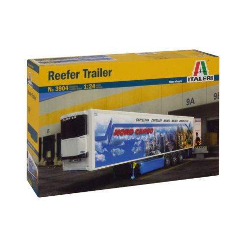 Kit de plastimodelismo para montar e pintar REEFER TRAILER  - escala 1/24