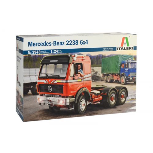 Kit de plastimodelismo para montar e pintar MERCEDES BENZ 2238 6X4 – escala 1/24