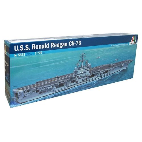 Kit de plastimodelismo para montar e pintar U.S.S. RONALD REAGAN – escala 1/720