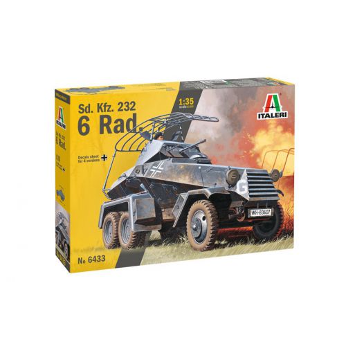 Kit de plastimodelismo para montar e pintar SD. KFZ.232 6 RAD – escala 1/35
