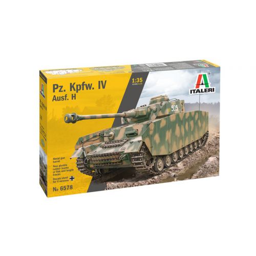 Kit de plastimodelismo para montar e pintar PANZERKAMPFWAGEN IV AUSF. H – escala 1/35