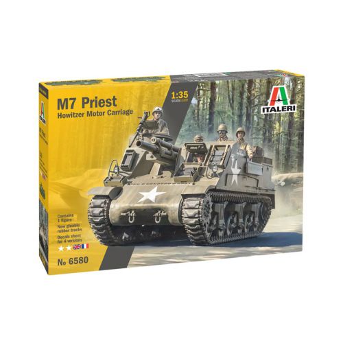Kit de plastimodelismo para montar e pintar M7 PRIEST HOWITZER MOTOR CARRIAGE – escala 1/35
