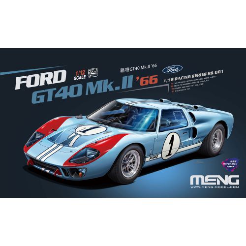 Kit para montar - FORD GT40 Mk.II’ 66 (PRE-COLORED EDITION) – escala 1/12