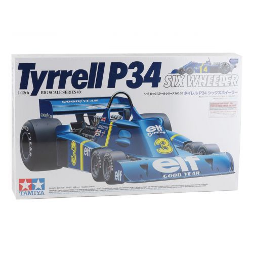 Kit de plastimodelismo para montar e pintar TYRRELL P34 SIX WHEELER - escala 1/12